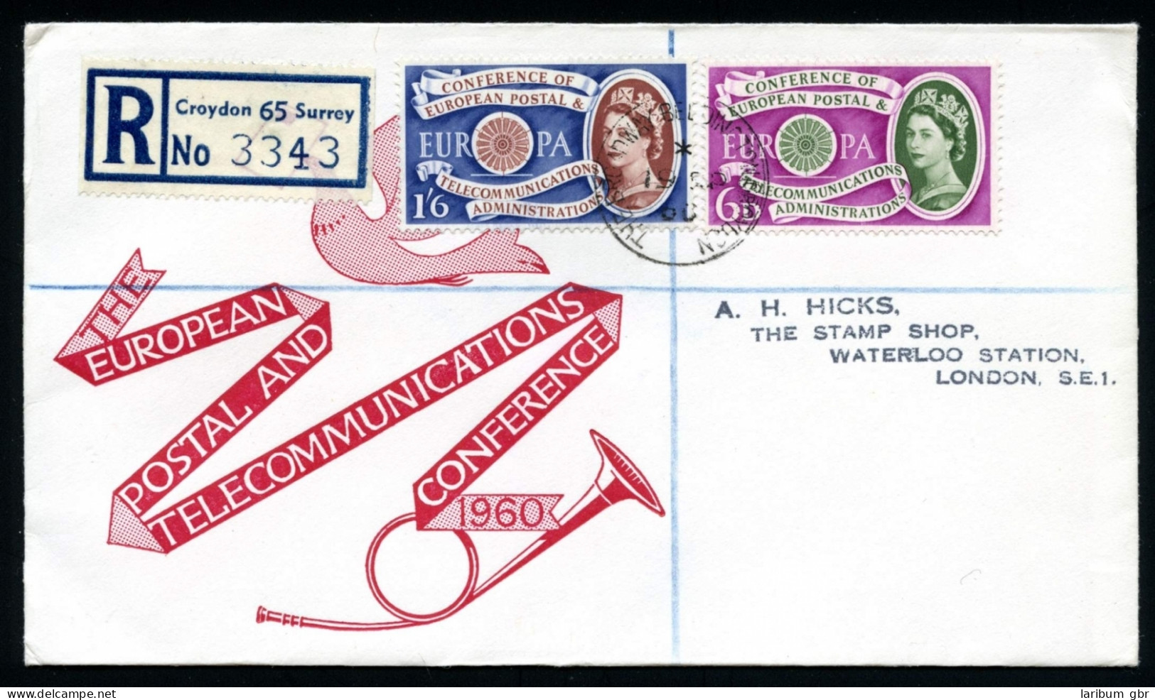 Großbritannien 341-342 CEPT Ersttagesbrief/FDC #IS671 - Other & Unclassified