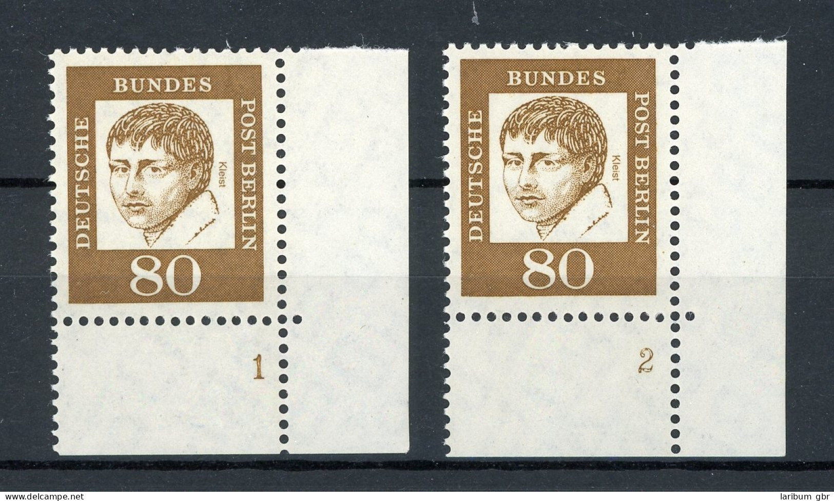 Berlin 211 Postfrisch FN/ Formnummer 1 + 2 #IU594 - Unused Stamps