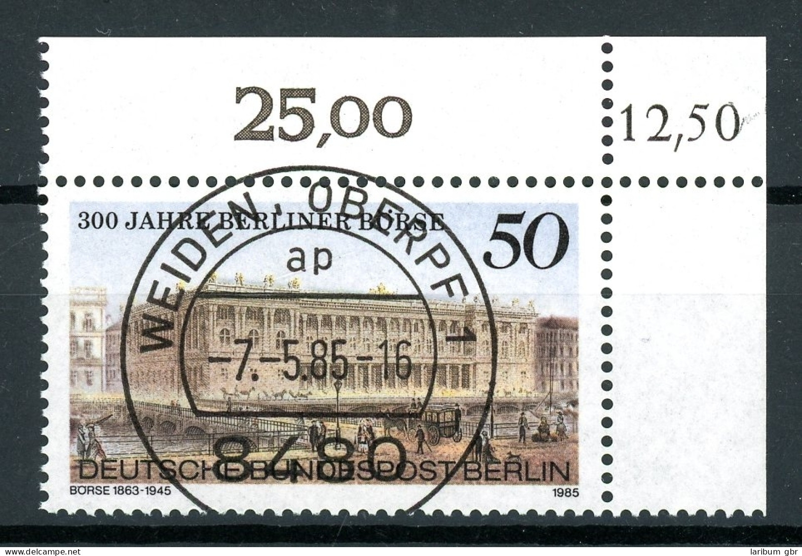 Berlin 740 KBWZ Gestempelt Weiden, Originalgummi #JJ470 - Used Stamps