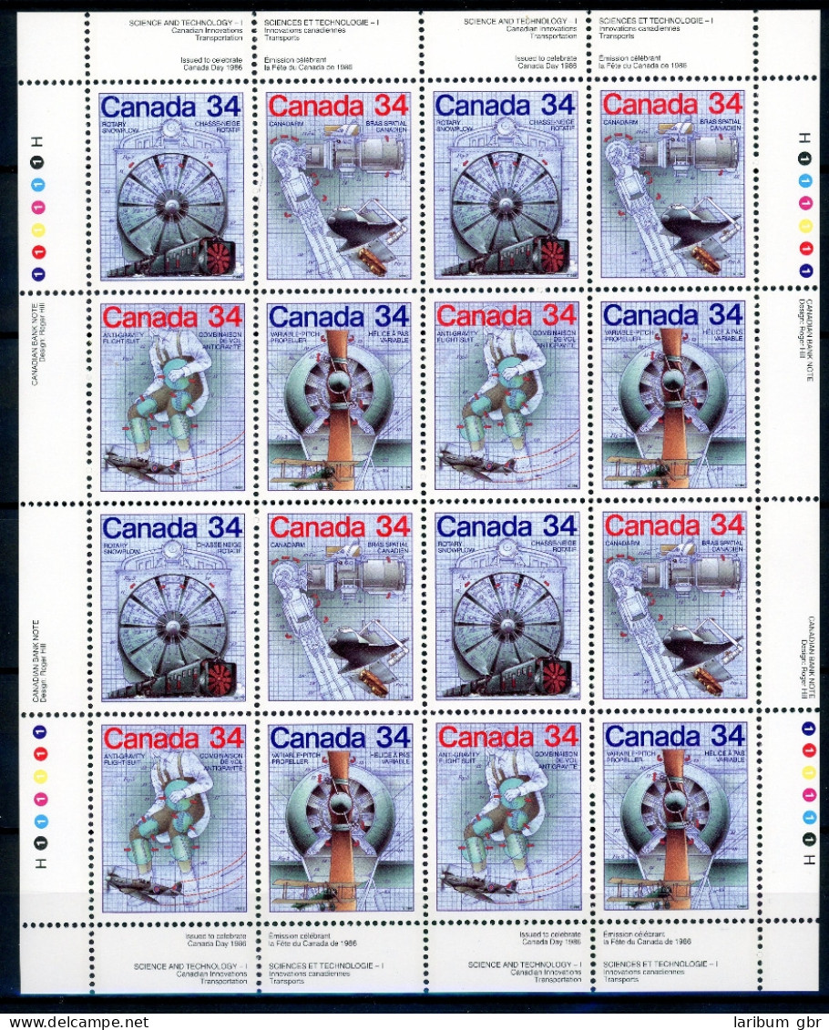 Kanada ZD-Bg. 999-1002 Postfrisch Wissenschaft Und Technik #IY262 - Other & Unclassified