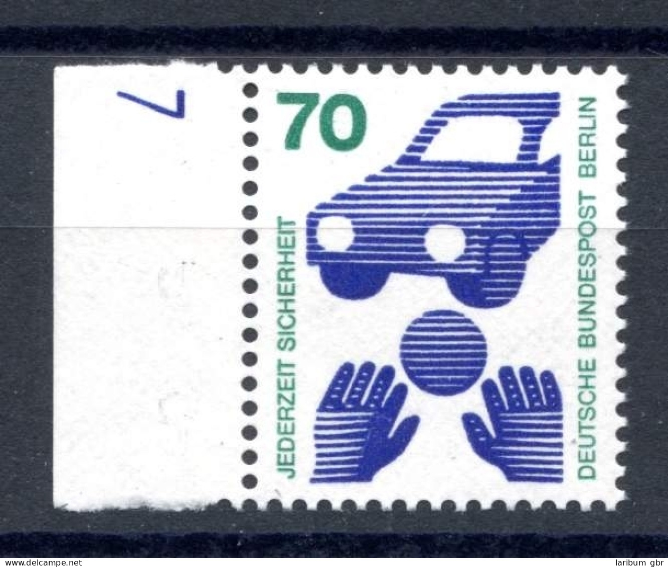 Berlin 453 DZ 7 Postfrisch Blau #IA113 - Unused Stamps