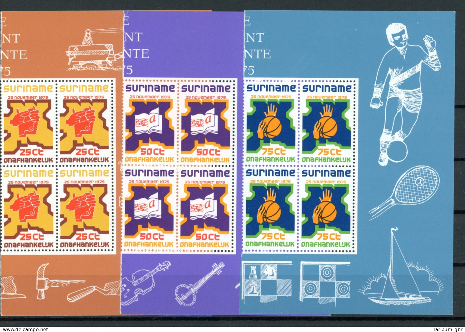 Surinam 702-04 Als 4er Block Schach Ersttagesbrief/FDC #GI826 - Surinam