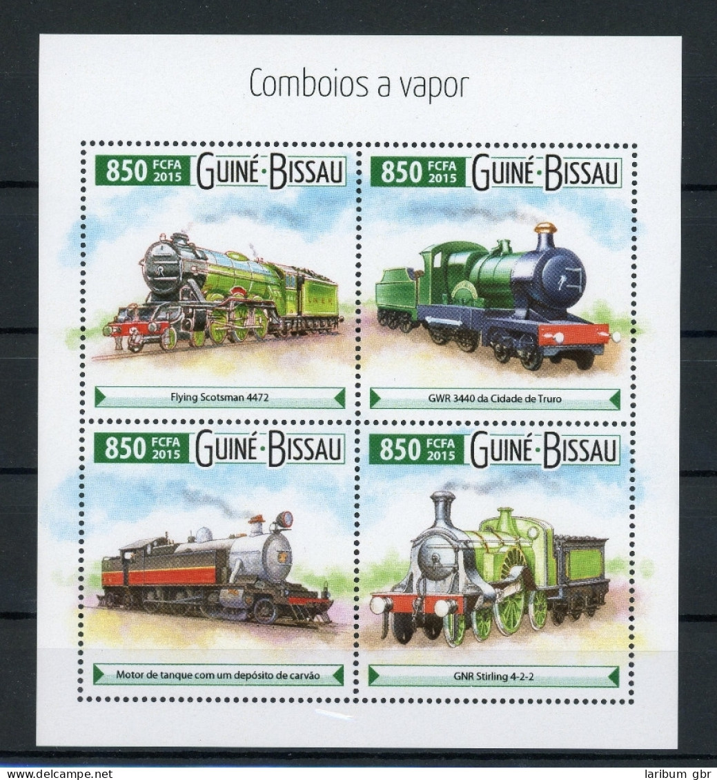 Guinea Bissau Klb 8092 -8095 Postfrisch Eisenbahn #IV453 - Guinea-Bissau