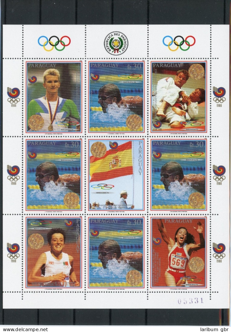 Paraguay Kleinbogen 4308 Postfrisch Olympische Spiele #JJ985 - Paraguay