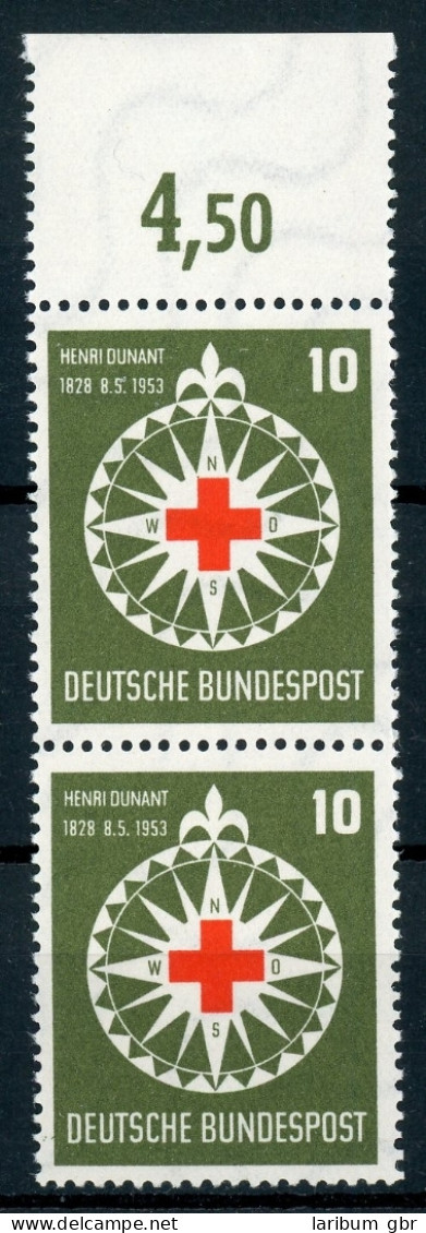 Bund Senkr. Paar 164 Postfrisch Oberrand #HO914 - Altri & Non Classificati