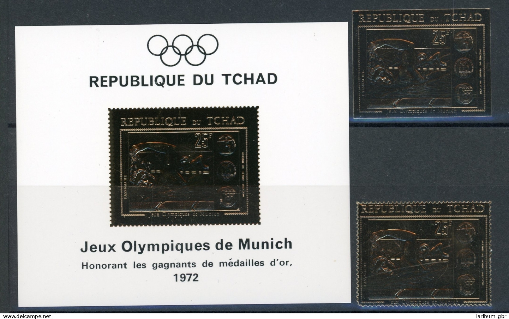 Tschad 416 A + B, Block 25 Postfrisch Olympia #ID434 - Chad (1960-...)