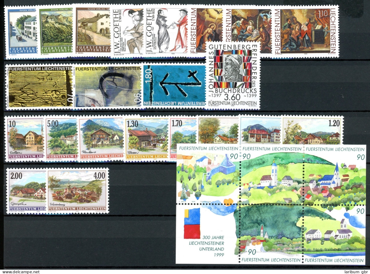 Liechtenstein Jahrgang 1995 - 1999 1103-1223 Postfrisch #JY506 - Other & Unclassified