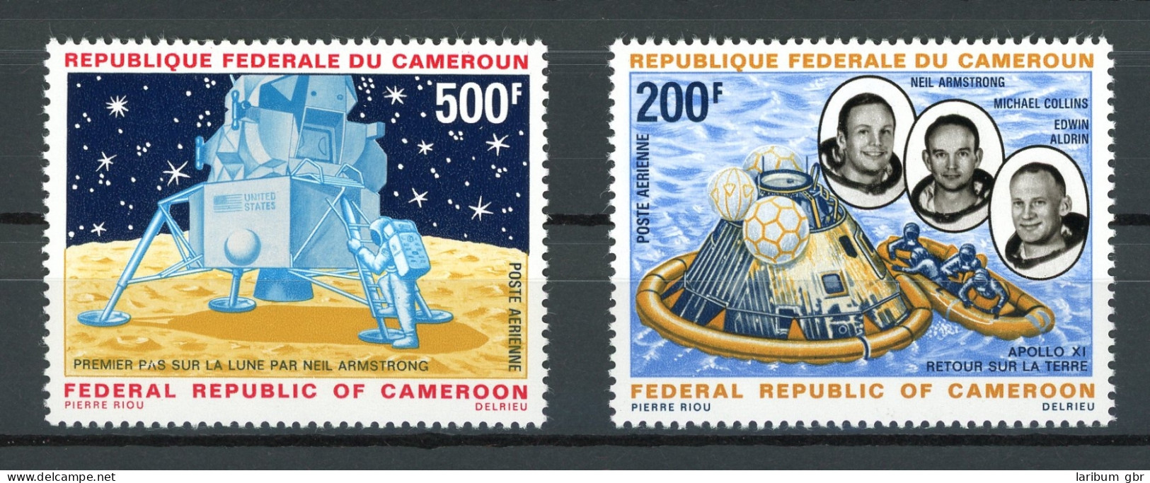 Kamerun 600-601 Postfrisch Apollo 11 #GE760 - Kameroen (1960-...)