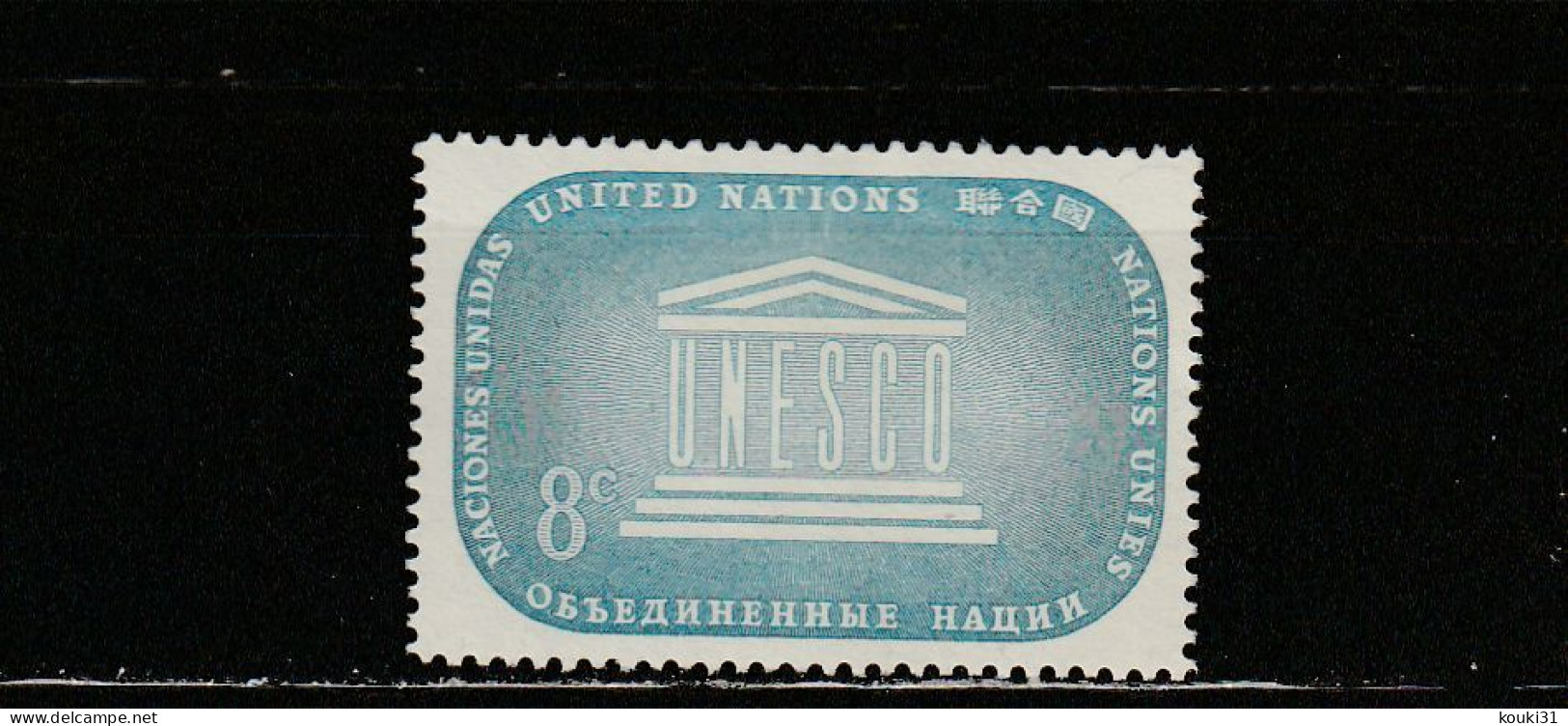 Nations Unies (New-York) YT 34 * : UNESCO - 1955 - Neufs