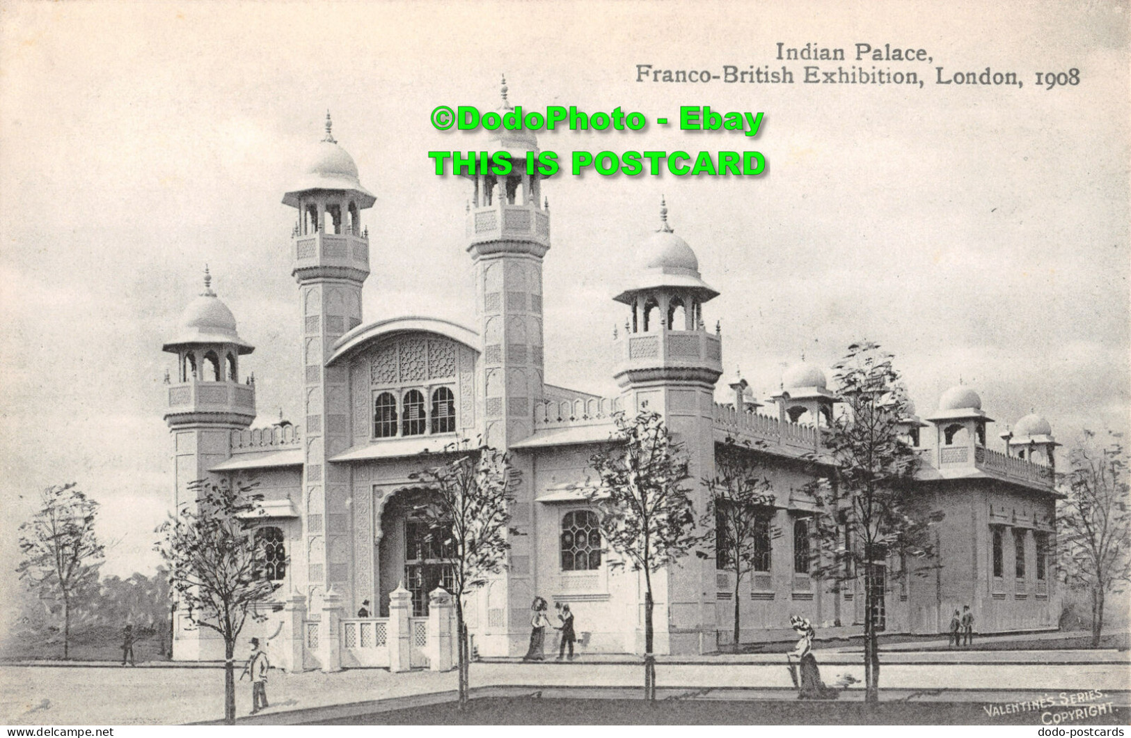 R358296 London. Indian Palace. Franco British Exhibition. Valentines. 1908 - Sonstige & Ohne Zuordnung