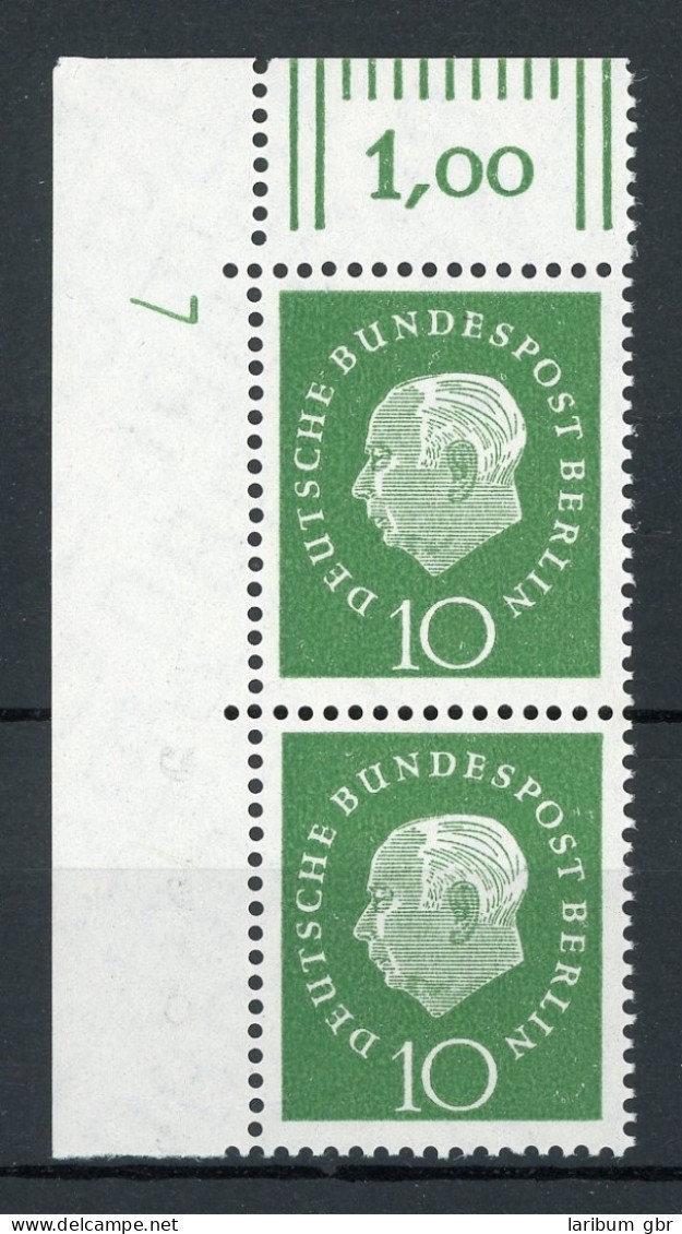 Berlin Senkr. Paar 183 W OR DZ 7 Postfrisch Ecke Angestossen #IT914 - Unused Stamps