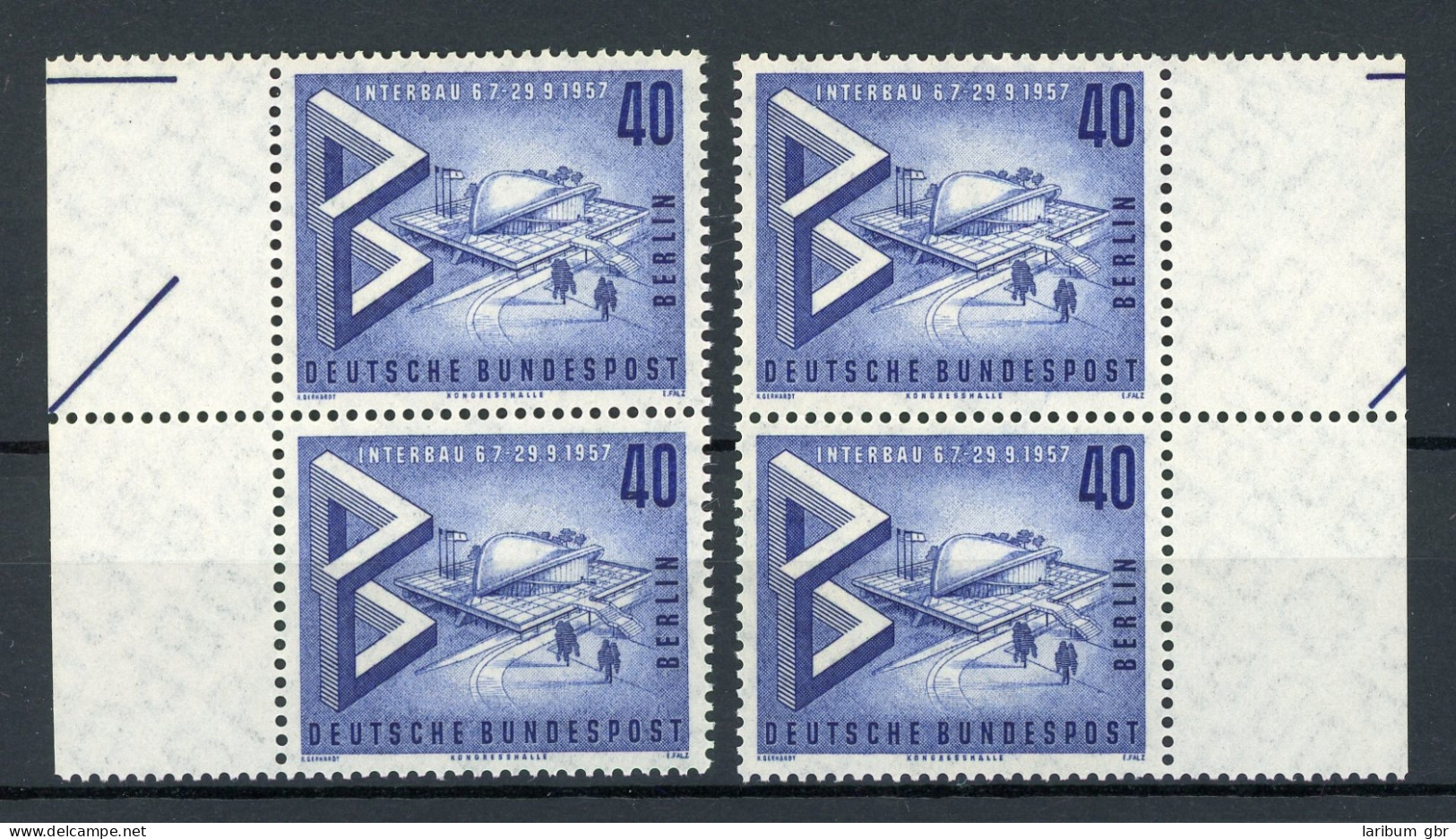 Berlin Senkr. Paare 162 Postfrisch Steuerstriche Rechts + Links #IT878 - Unused Stamps