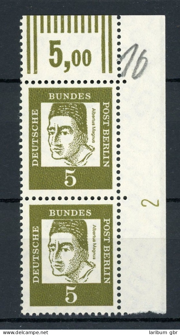 Berlin 199 DZ 2 Postfrisch Haftstelle Im OR #IT951 - Unused Stamps