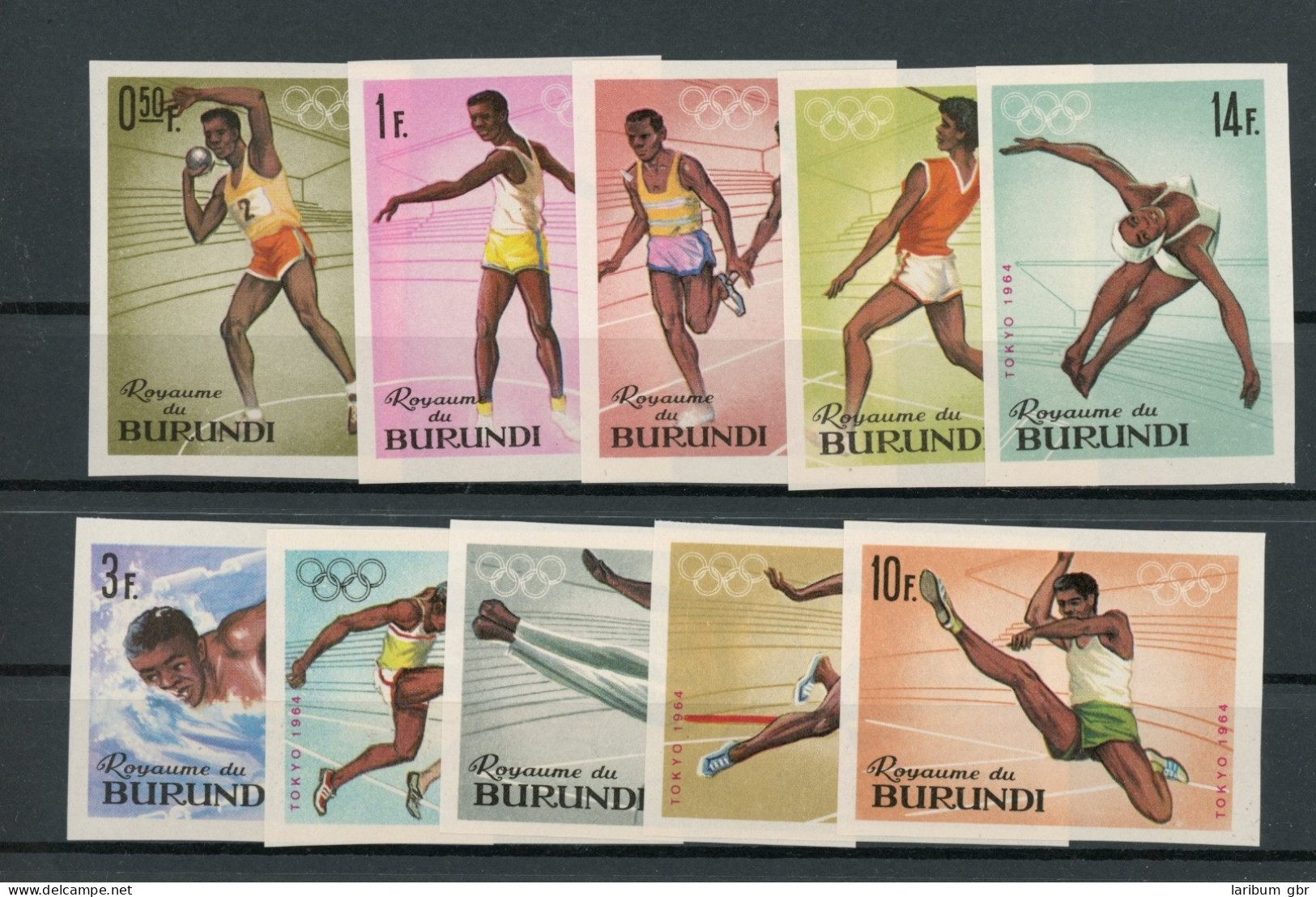 Burundi 125-134 B Postfrisch Olympia #JK486 - Otros & Sin Clasificación