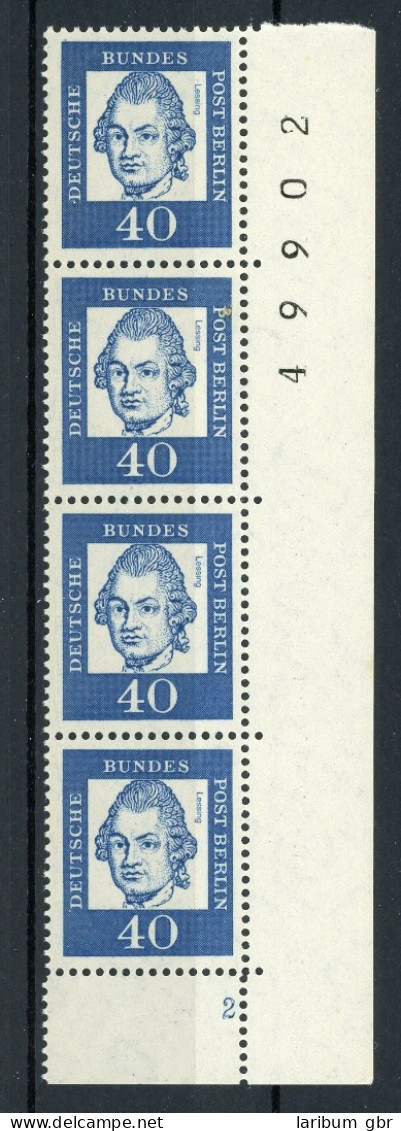 Berlin Senkr. 4er Str. 207 Postfrisch FN/ Formnummer 2, Bz.-Nr. #IT972 - Unused Stamps