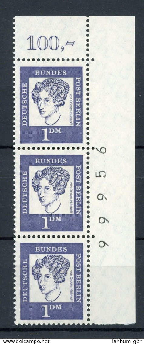 Berlin 212 Postfrisch Bogenzählnummer, Eckrand Oben Rechts #IU590 - Unused Stamps