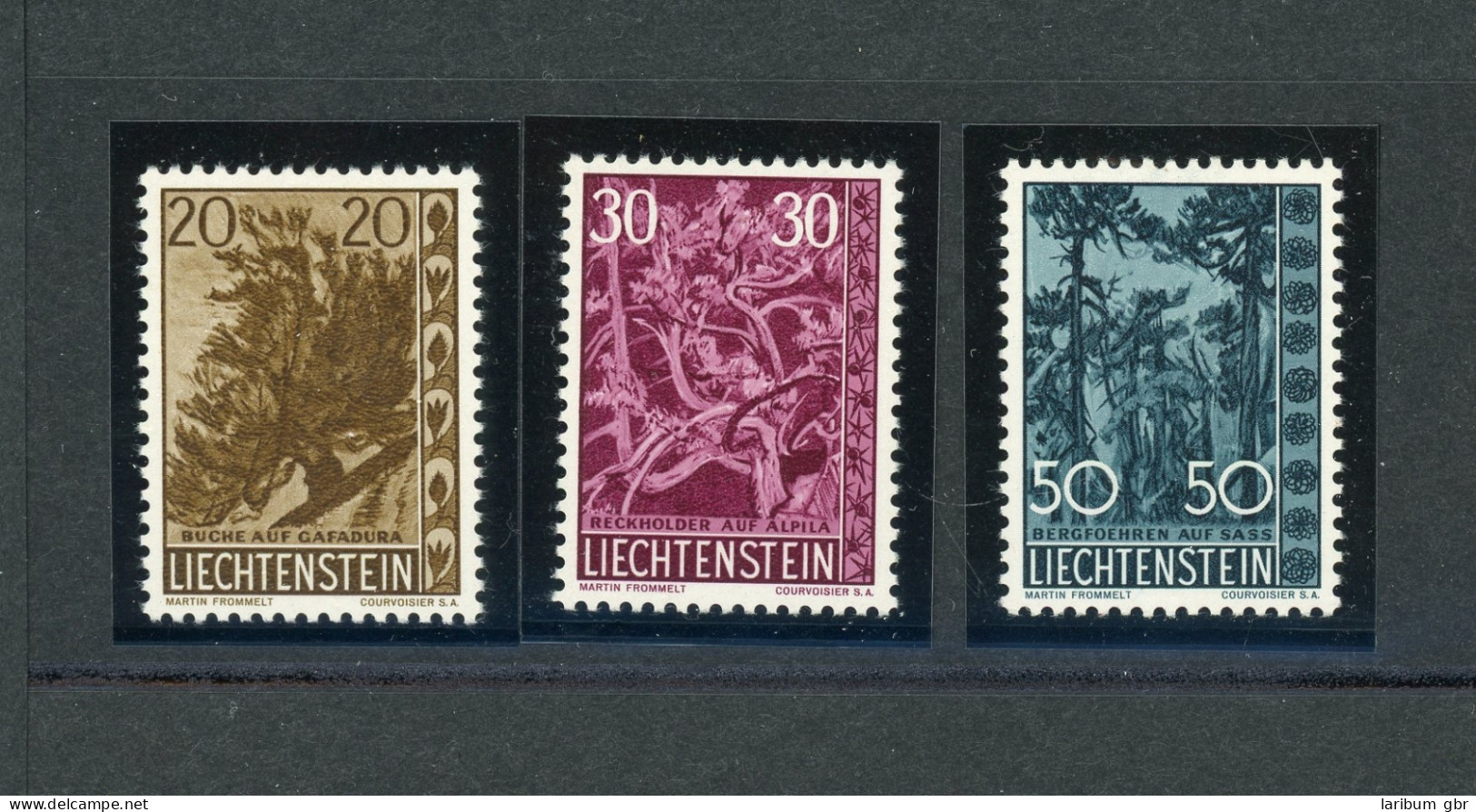 Liechtenstein 399-401 Postfrisch Bäume #JJ939 - Autres & Non Classés