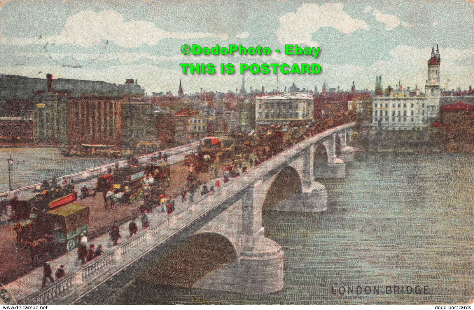 R358314 London Bridge. Postcard. 1906 - Other & Unclassified