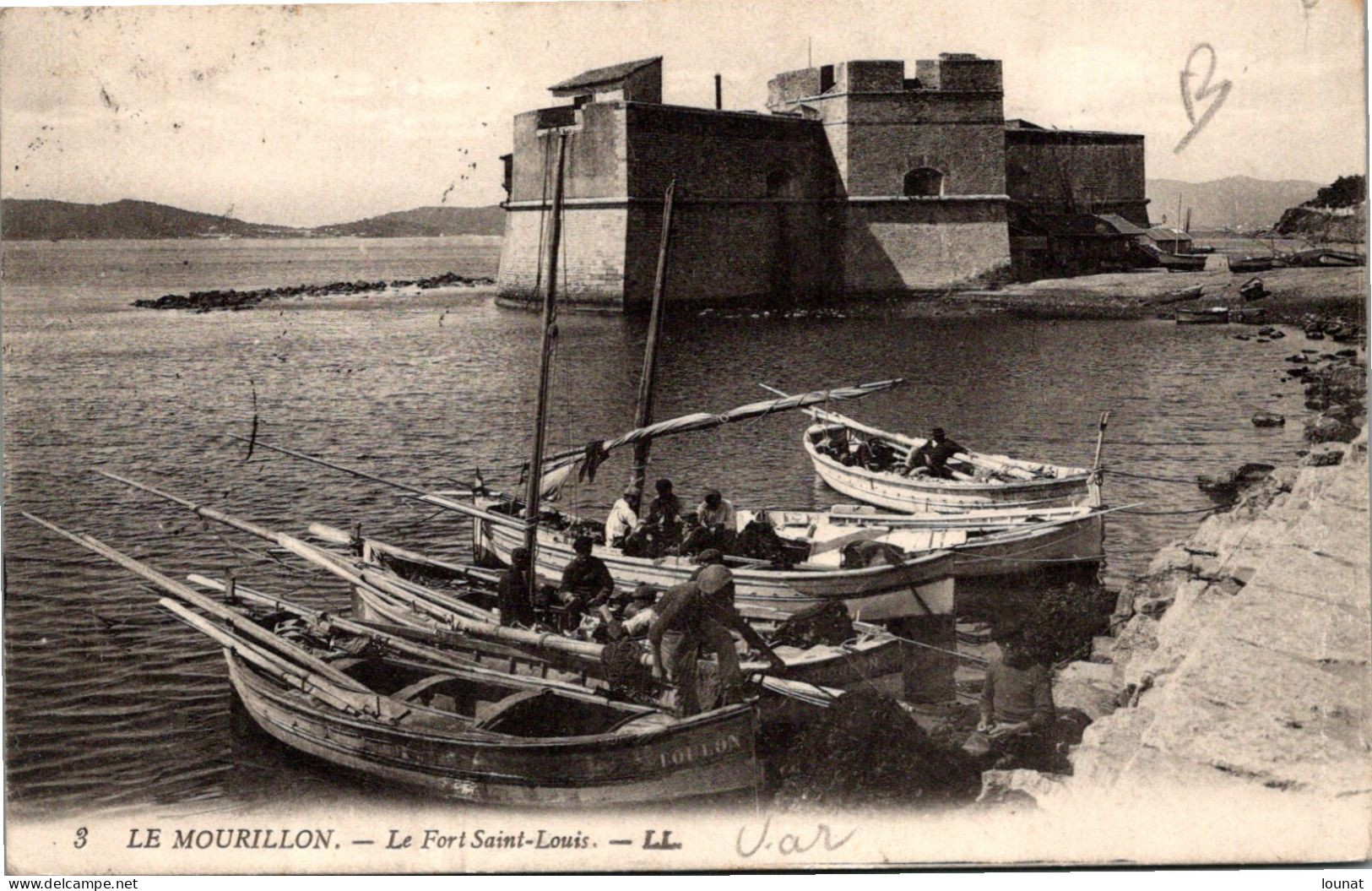 83 TOULON MOURILLON - Le Fort Saint Louis (pli à Droite) - Toulon