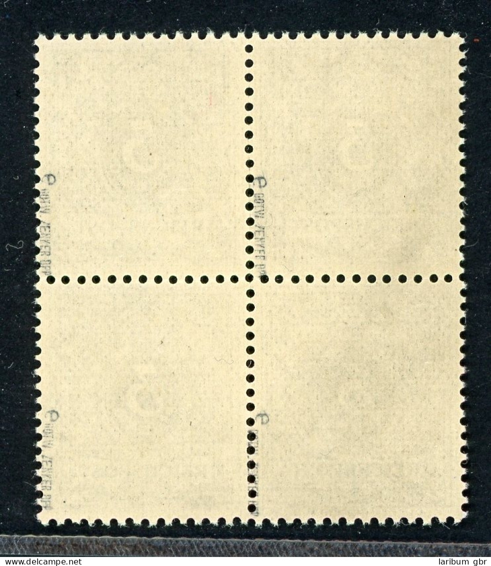 Deutsches Reich 4er Block 45 E Postfrisch Gepr. Zenker #IA251 - Unused Stamps