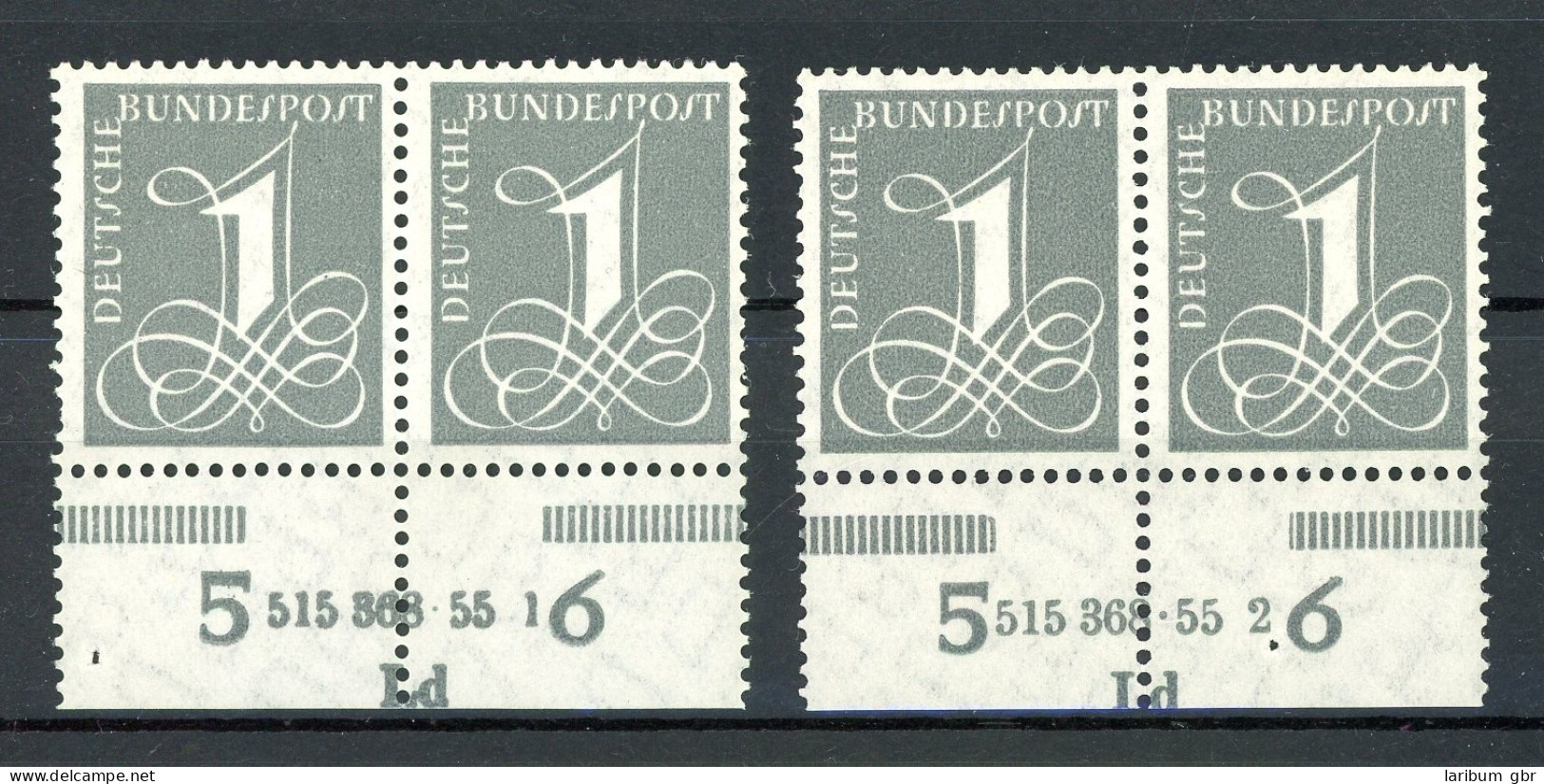 Bund 2 X 226 X V Postfrisch Mit HAN + DZ #HF165 - Unused Stamps