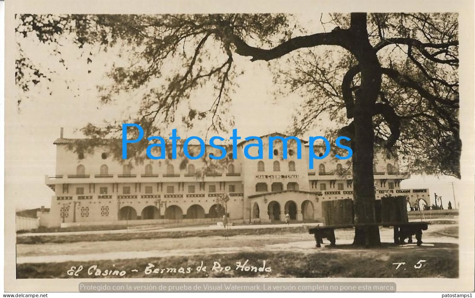 228832 ARGENTINA SANTIAGO DEL ESTERO TERMAS DE RIO HONDO EL CASINO PHOTO NO POSTAL POSTCARD - Argentina