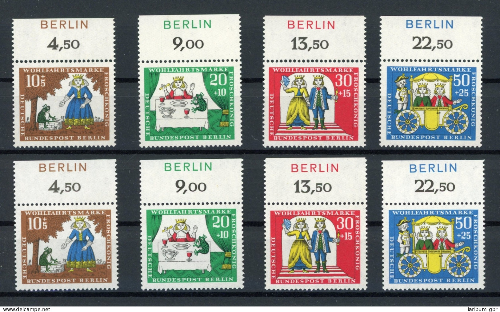 Berlin 295-298 Postfrisch Zudruck Berlin Von Bogen I + II #IV075 - Ongebruikt