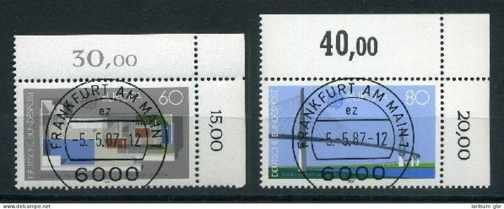 Bund 1321-1322 KBWZ Gestempelt Frankfurt #IV091 - Used Stamps