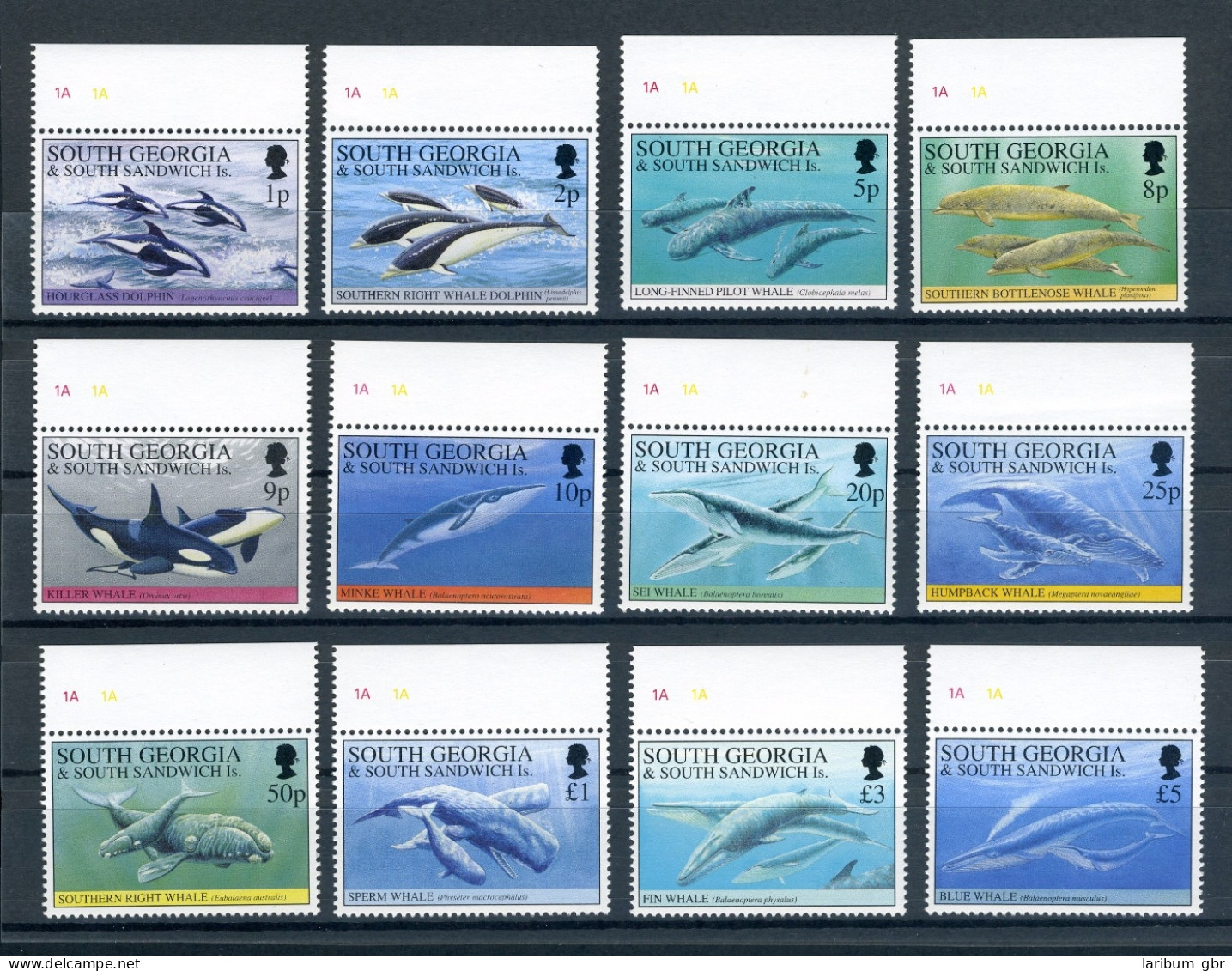 Süd-Georgien 219-230 Postfrisch Wale #JK327 - Amerika (Varia)