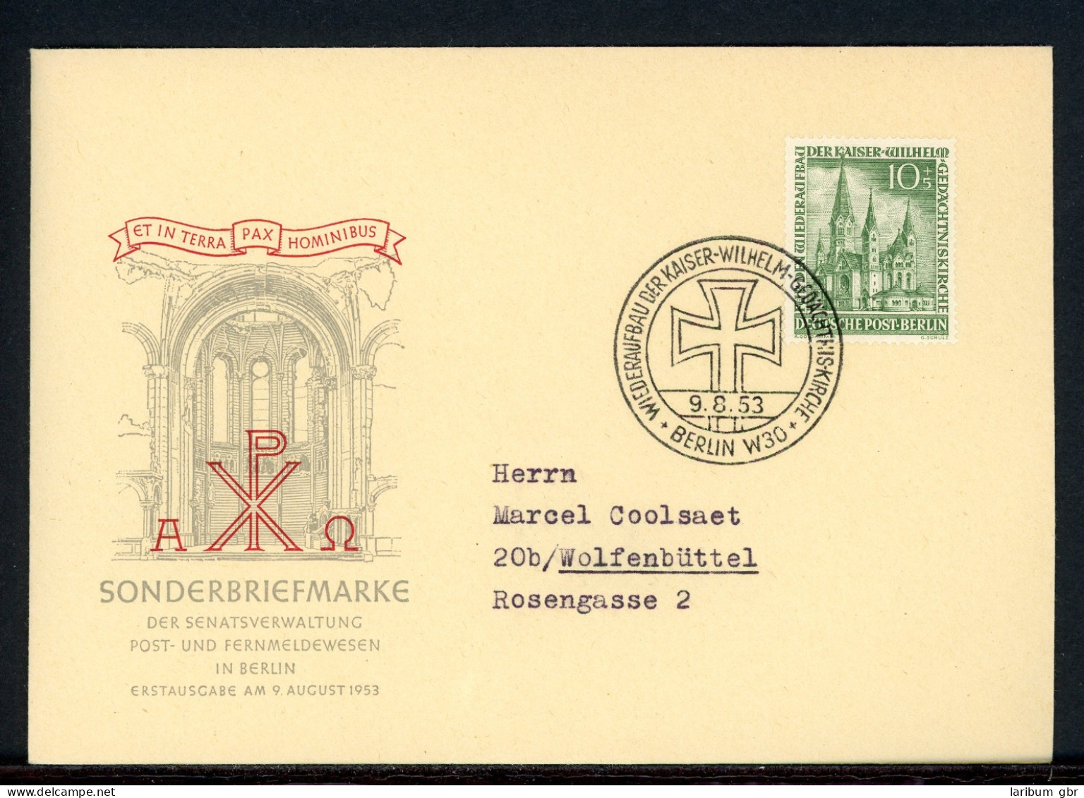 Berlin 107 Beschriftet Ersttagesbrief/FDC #HU067 - Altri & Non Classificati