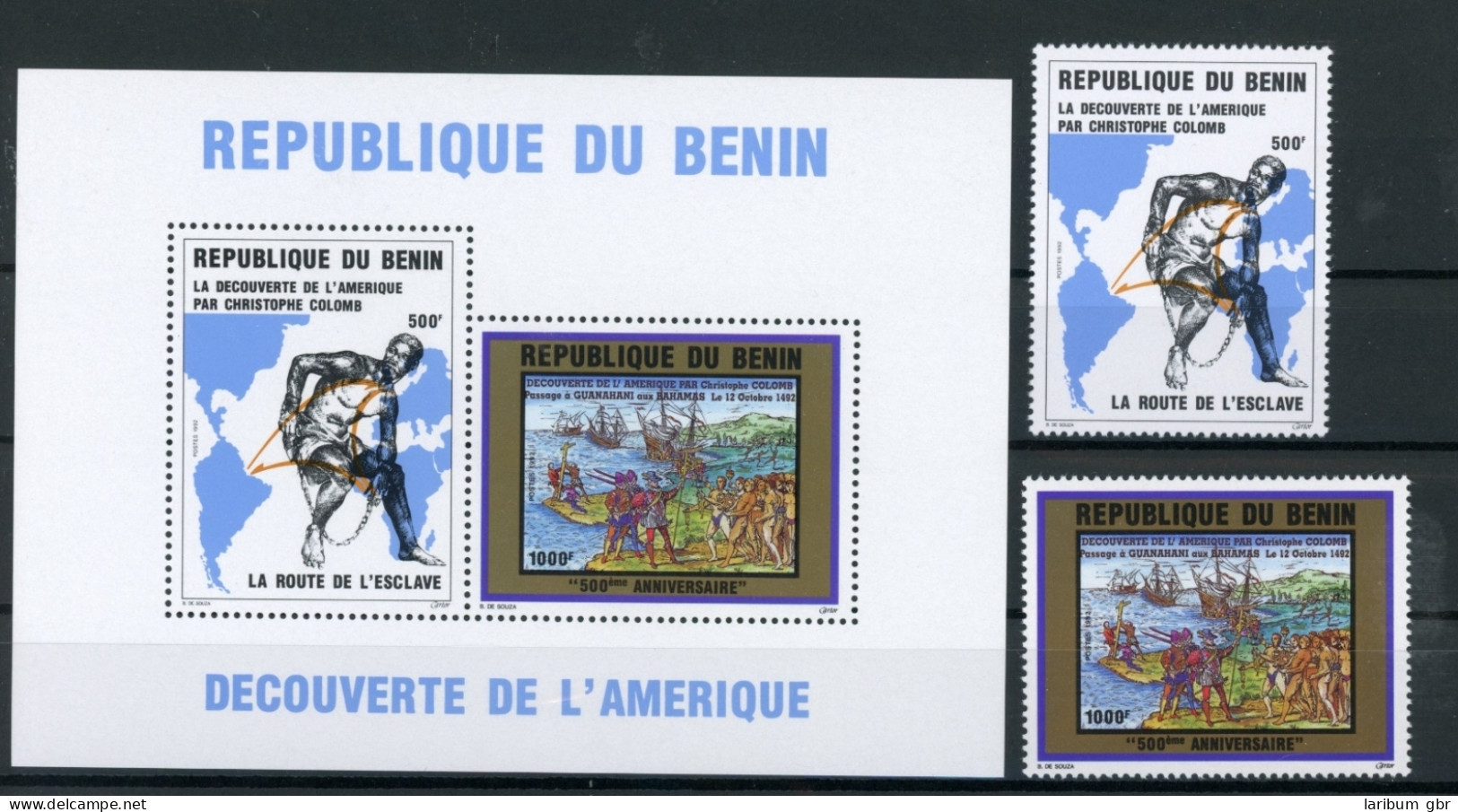 Benin 512-513, Block 7 Postfrisch Kolumbus #JK519 - Benin – Dahomey (1960-...)