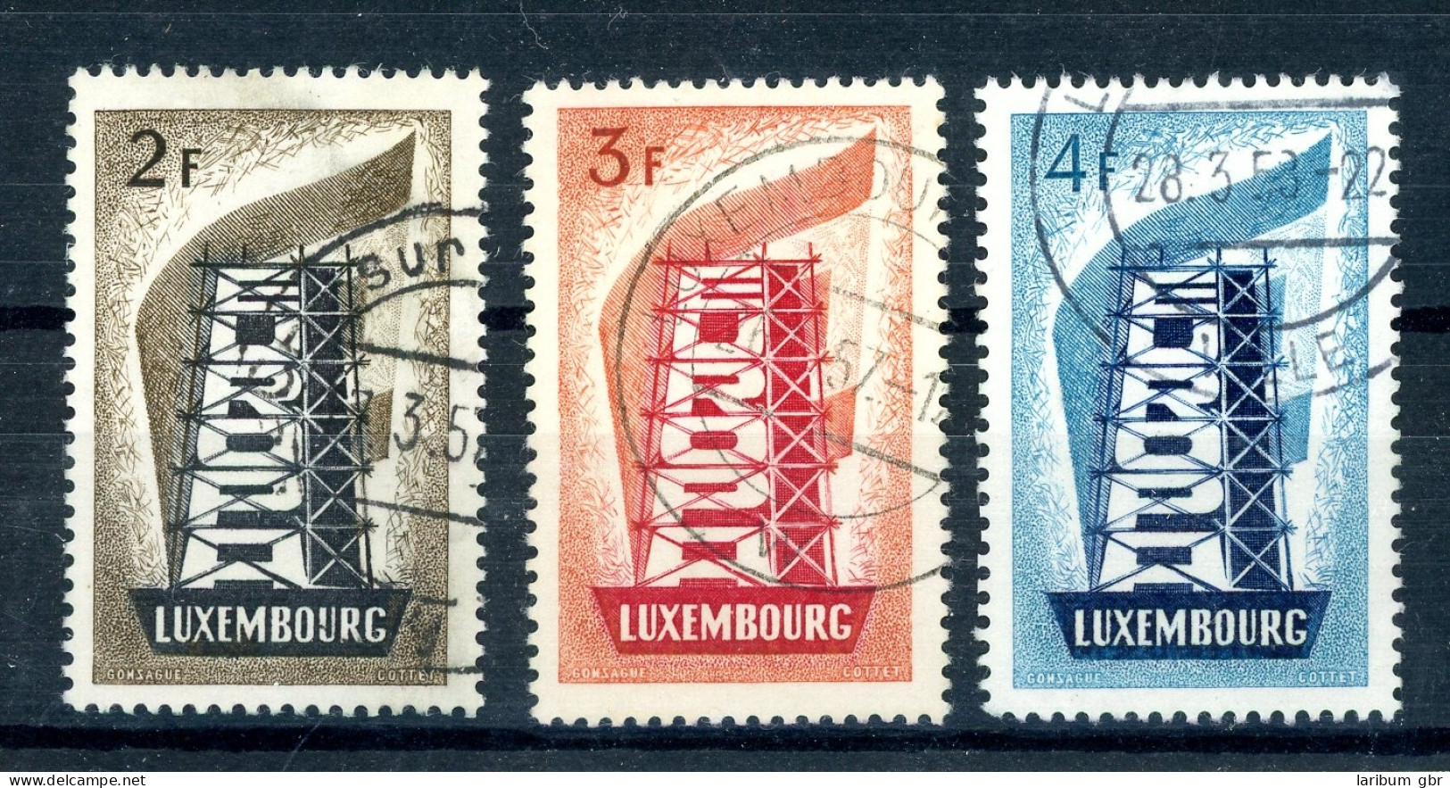 Luxemburg 555-557 Gestempelt CEPT #JM281 - Autres & Non Classés