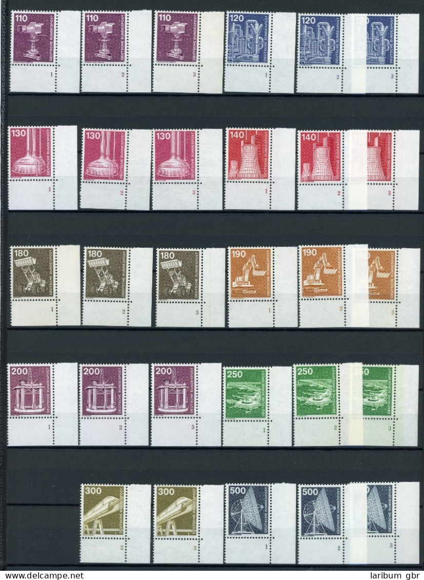 Bund DS Industrie+T. Neue Fluoreszenz 846 Ff Postfrisch FN 1-3 #JE836 - Otros & Sin Clasificación