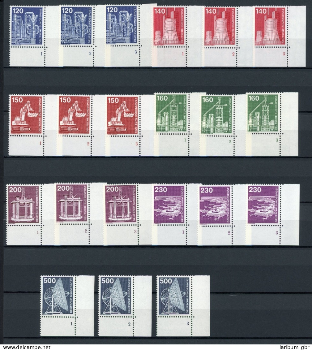 Bund DS Industrie + T. Alte Fluoresz. 846 Ff Postfrisch FN 1-3 #JE835 - Other & Unclassified