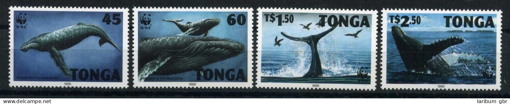 Tonga 1400-1403 Postfrisch Wale WWF #JM218 - Tonga (1970-...)