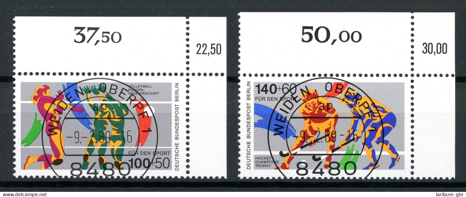 Berlin 836-837 KBWZ Gestempelt Weiden, Originalgummi #JJ469 - Used Stamps