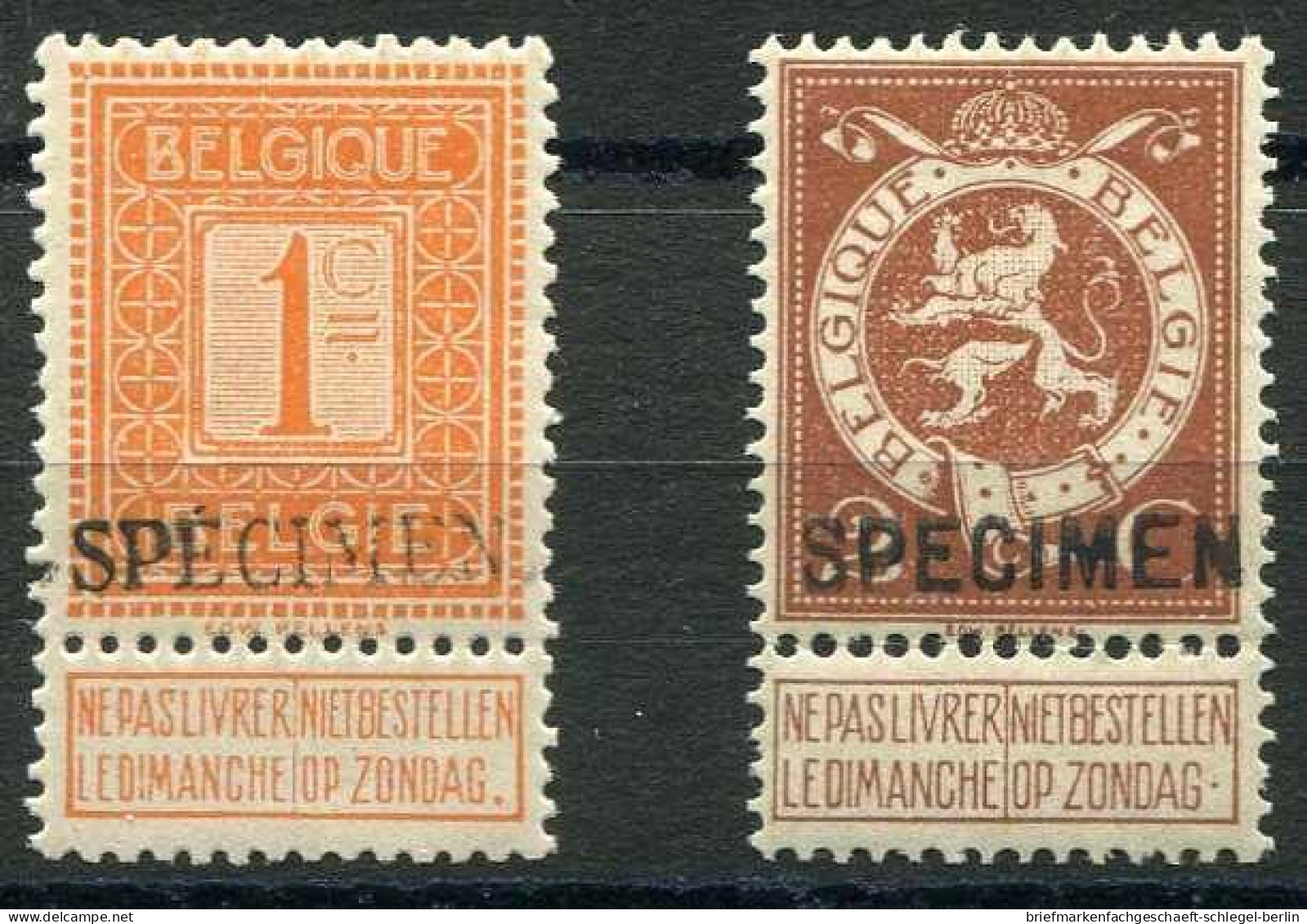 Belgien, 1912, 89-91 SP., Ungebraucht - Andere & Zonder Classificatie