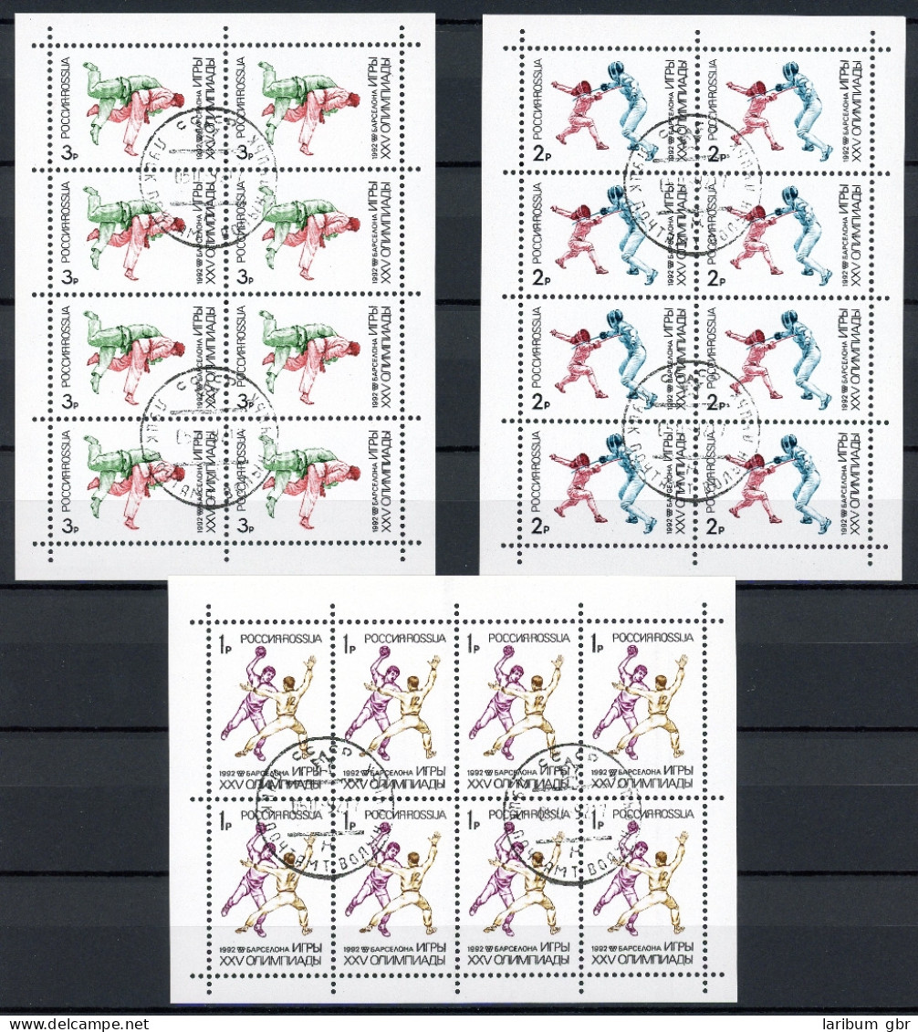 Russland 245-247 Gestempelt Kleinbogen Olympiade 1992 #IT759 - Other & Unclassified