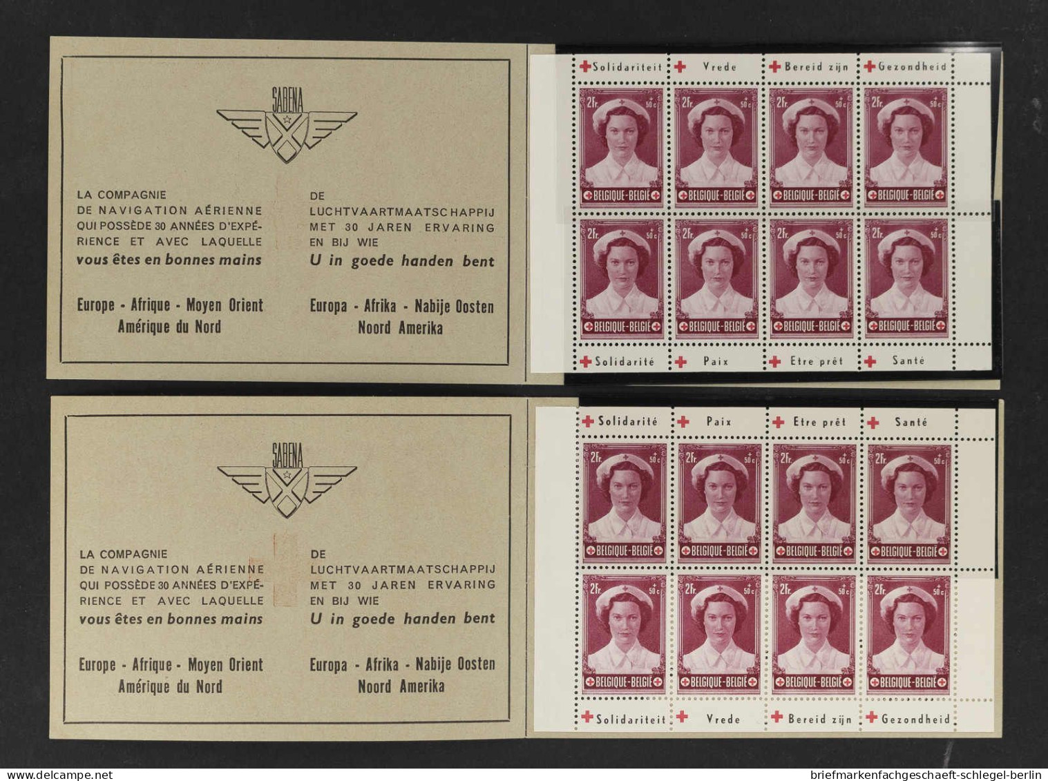 Belgien, 1953, 963 MH (2), Postfrisch - Sonstige & Ohne Zuordnung