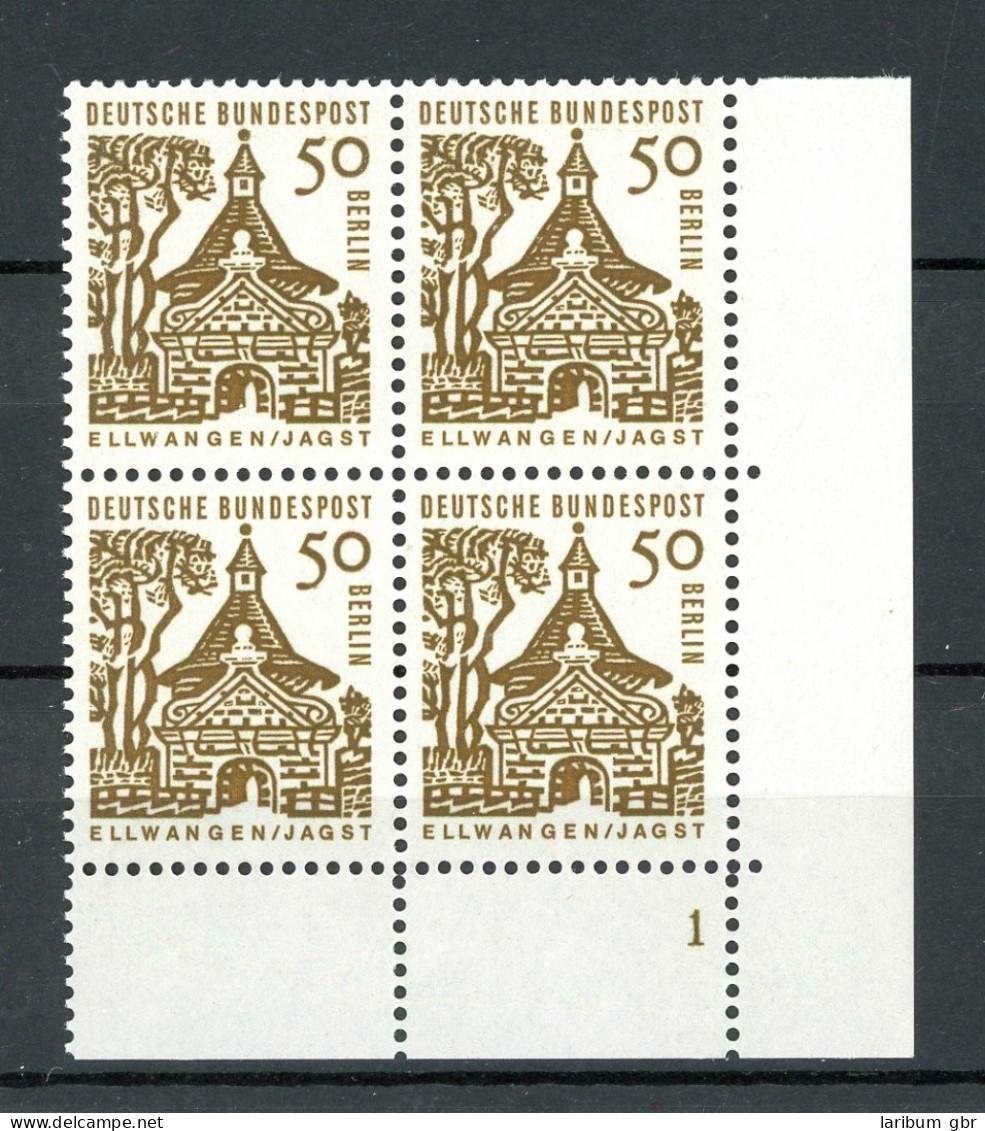 Berlin 4er Block 246 Postfrisch FN/ Formnummer 1 #JJ539 - Roller Precancels