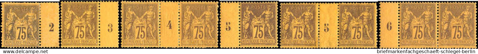 Frankreich, 1890, 82 ZS, Ungebraucht - Otros & Sin Clasificación