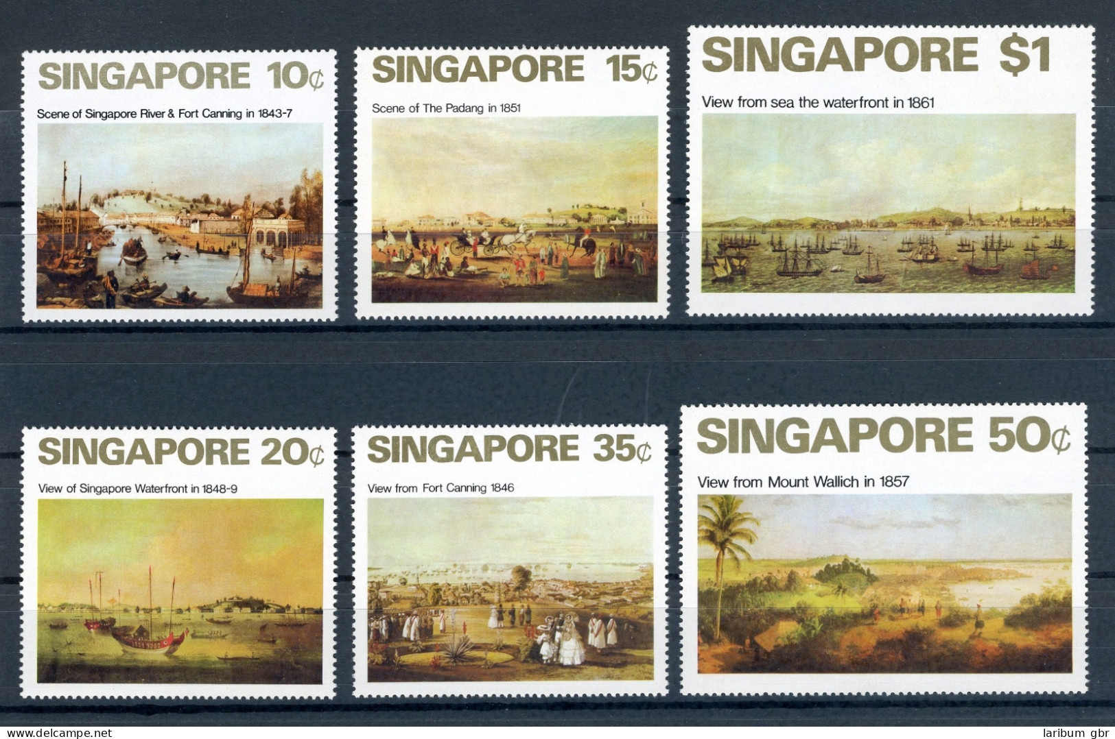 Singapur 147-152 Postfrisch Kunst #JK331 - Singapour (1959-...)