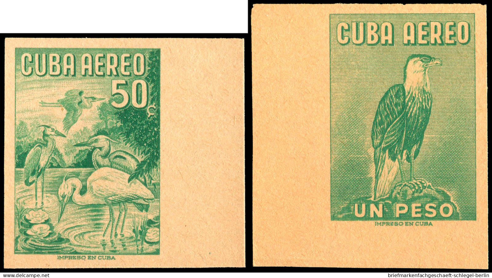 Cuba, 1956, 496 -504 Prob., Ohne Gummi - Kuba