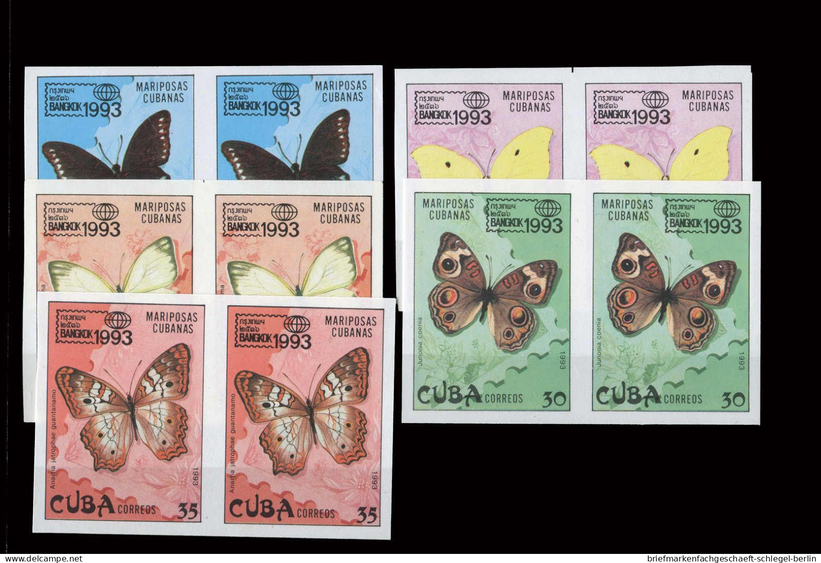 Cuba, 1993, 3699-3704 U (2), Ohne Gummi - Kuba