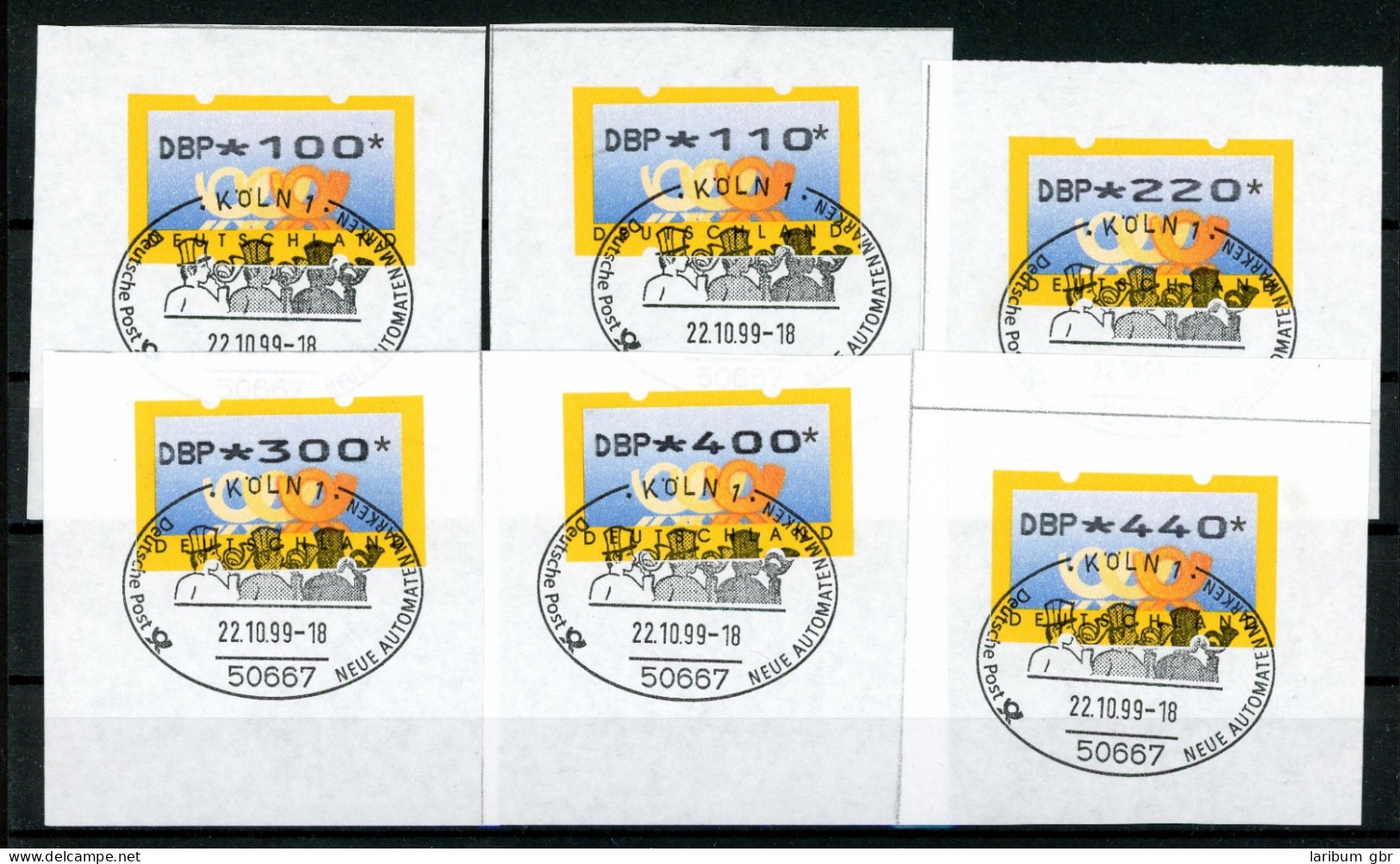 Bund ATM 3.1 VS1 ESST Köln Briefstück #JJ552 - Autres & Non Classés