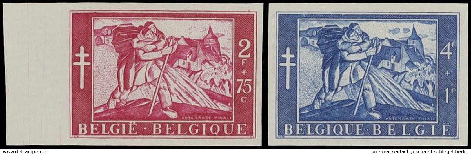 Belgien, 1956, 1004-09 P, Ohne Gummi - Sonstige & Ohne Zuordnung