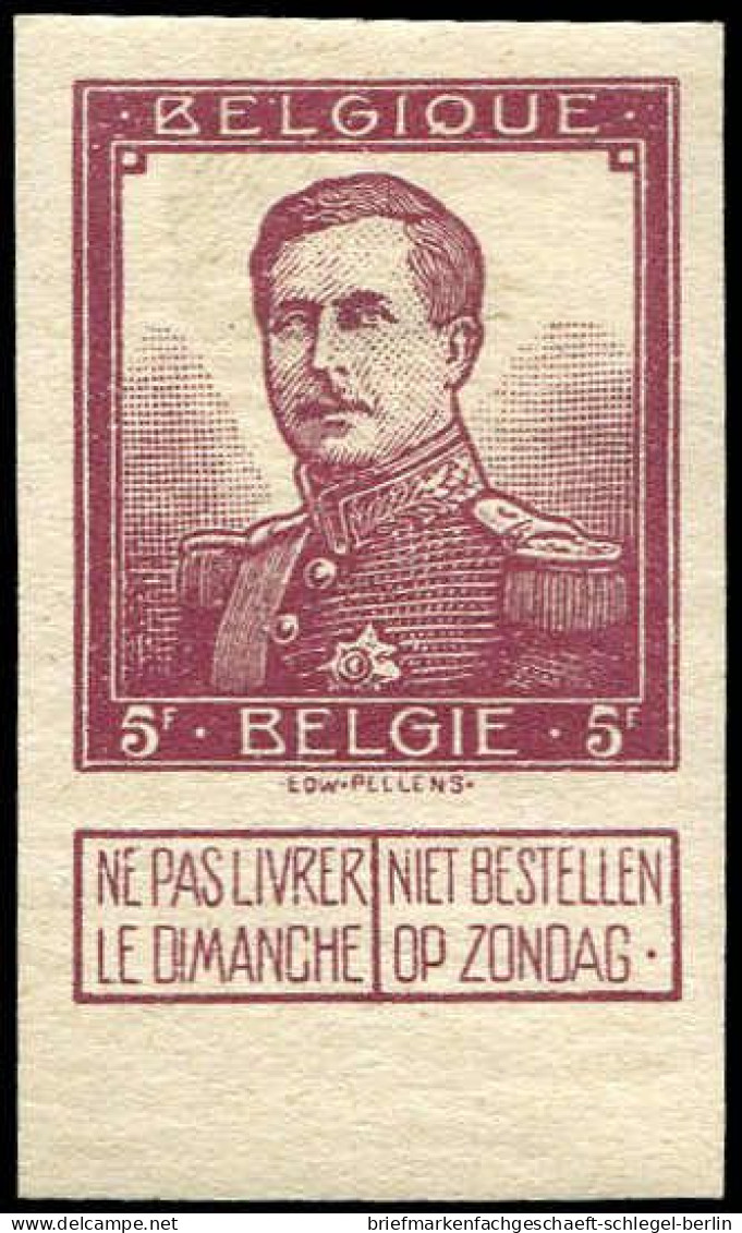 Belgien, 1912, 99 U, Ungebraucht - Sonstige & Ohne Zuordnung