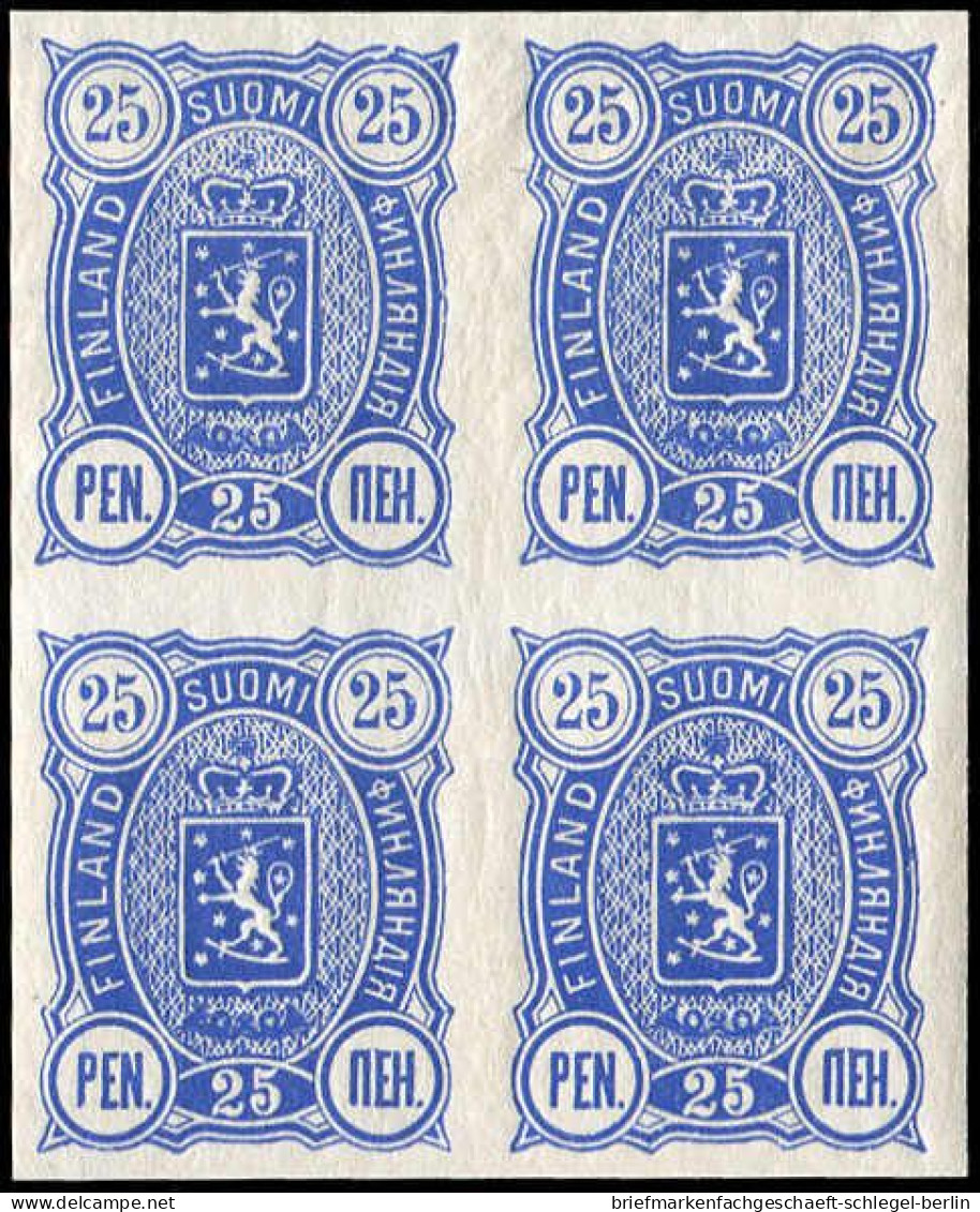 Finnland, 1889, 31 U (4), Postfrisch - Autres & Non Classés