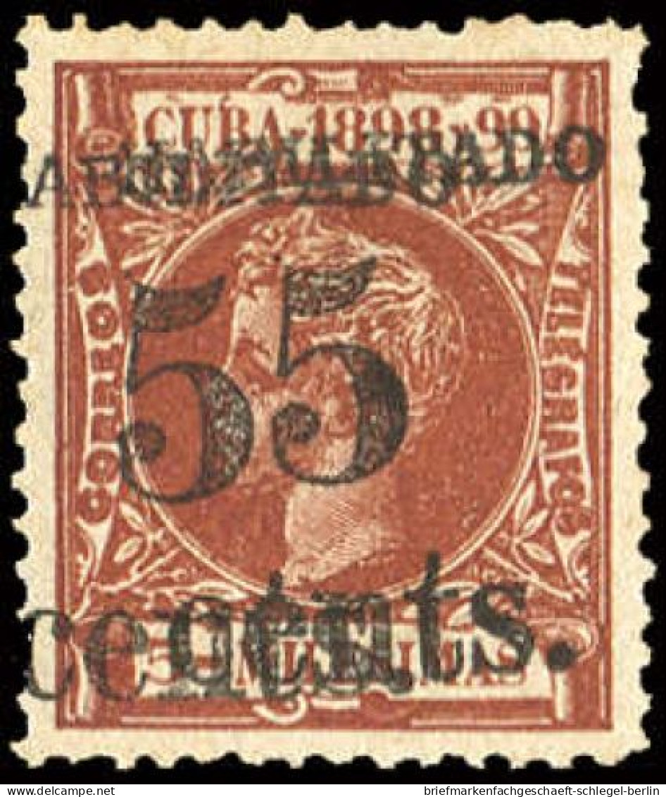 Cuba Puerto-Principe, 1898, 13 DD, Ohne Gummi - America (Other)