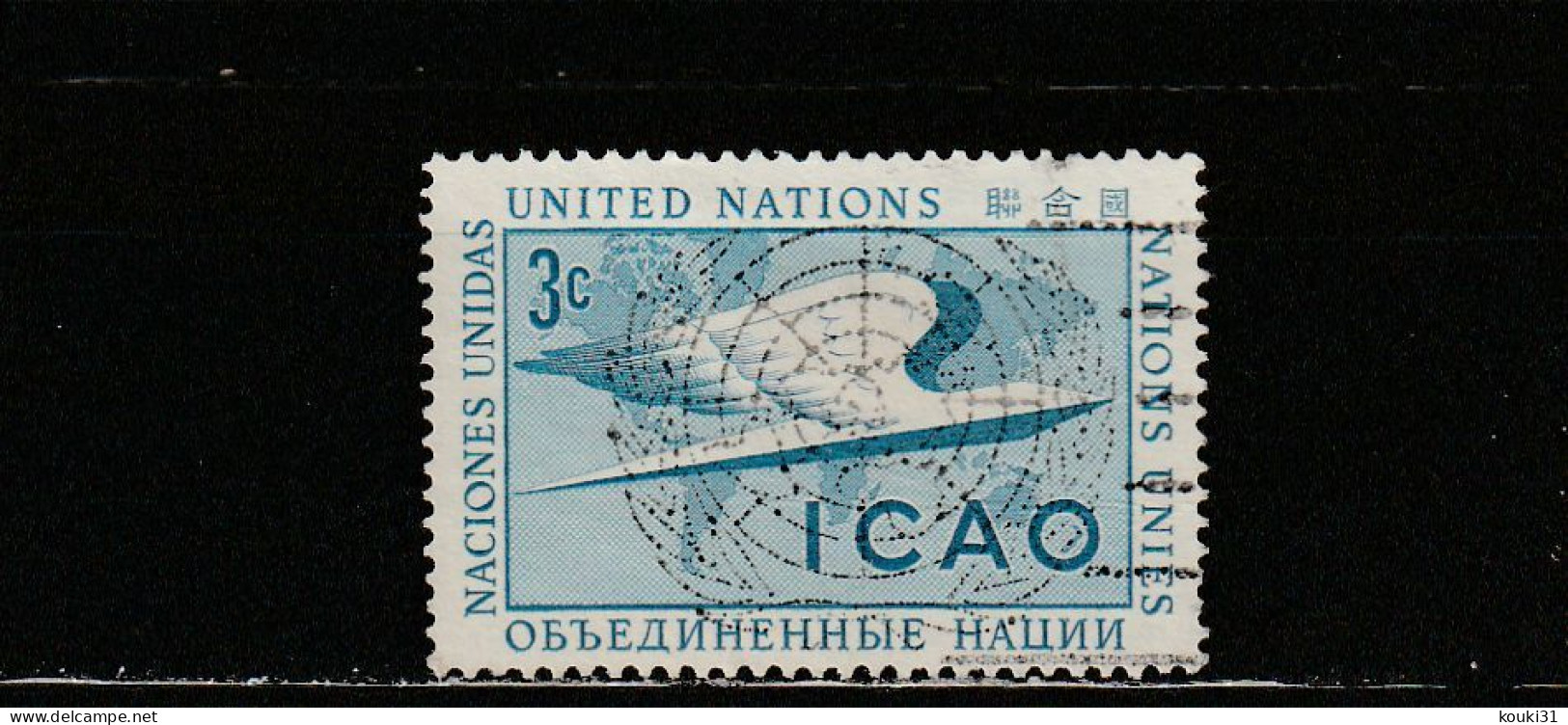 Nations Unies (New-York) YT 31 Obl : OACI - 1955 - Gebraucht